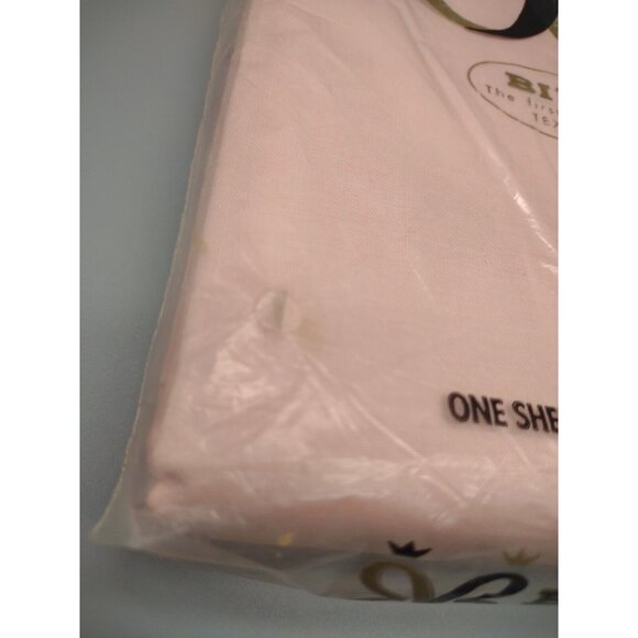 Vintage Bibb Kennesaw USA Pink One Sheet Double Bed 81 x99" New Old Stock, READ - Picture 12 of 13